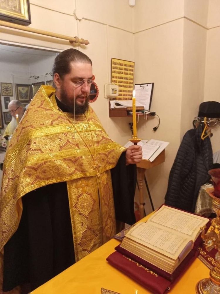12 декабря вечернее богослужение в канун дня памяти святого апостола Андрея Первозванного